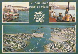 Cpsm Le Guilvinec Port De Pêche Multi Vues - Guilvinec