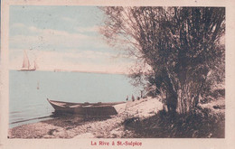 St Sulpice VD, Voilier Et Barque Sur La Rive (709) - Saint-Sulpice