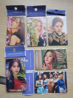Limited Issued Cashbee Payment Card(for Transport And Other Payment), Girls' Generation, Set Of 6, Mint In Blister - Corea Del Sud
