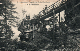 Senones (Vosges) La Roche Mère-Henry Et Le Pont Corbin - Carte B.F. Paris N° 9 - Senones