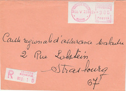 Lettre Reco : Hayange Principal - Specimen