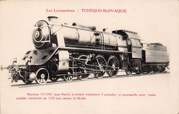 ¤¤  -  TCHEQUO-SLOVAQUIE   -   Locomotive     -   Chemin De Fer  -   Train   -  ¤¤ - Slovaquie