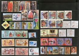 India 2020 Year Pack Of 55 Stamps On Mahatma Gandhi COVID-19 Fashion Textile UNESCO Architecture Music Wildlife MNH - Volledig Jaar