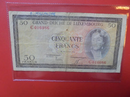 LUXEMBOURG 50 FRANCS 1961 Circuler - Luxemburg