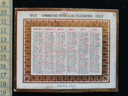 Petit Calendrier Almanach Des Postes 1902 - Petit Format : 1901-20