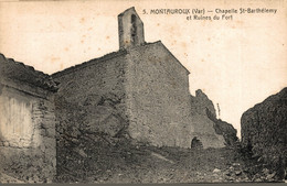 N° 4882 Z -cpa Montauroux -chapelle St Barthélemy Et Ruines- - Montauroux