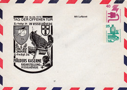 BRD,  PU 094,  D 2/001, Unfall, 40-25, BW 17, Visselhövede : Mölders Kaserne - Private Covers - Mint