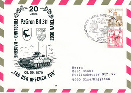 BRD,  PU 164  D2/001, BuSchl. 30-25,  BW 58, VAREL: 20 Jahre PzGren Btl 311 - Enveloppes Privées - Oblitérées