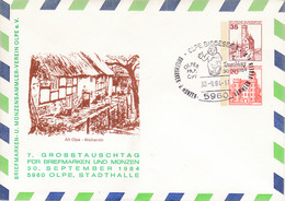 BRD,  PU 172 D2/001, BuSchl. 35-20, 7. Grosstauschtag Für Briefmarken- Und Münzen, Alt Olpe. Weiherohl - Privé Briefomslagen - Gebruikt