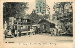 Noisy Le Grand * La Station Des Tramways Tram Tramway * Manège Carousel - Noisy Le Grand