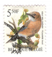 B+ Belgien 1993 Mi 2578 Eichelhäher - Used Stamps