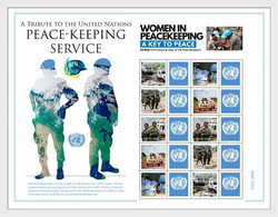 VN / UN (New York) - Postfris / MNH - Sheet Peacekeeping Service 2020 - Neufs