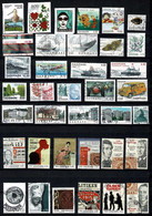 Denmark; 37 Used Stamps (3 On Fragment). - Collections