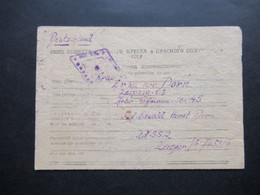 BRD 1949 POW Brief / Kriegsgefangenenpost Aus Russland / UDSSR Lager No 7453 / III Schreiber Klagt über Die Verlegung! - Briefe U. Dokumente