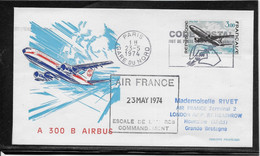 Thème Avions - France - Enveloppe - TB - Avions