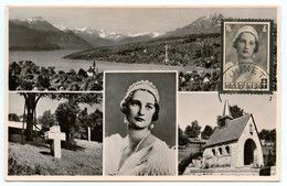 CARTE MAXIMUM REINE DES BELGES - CHAPELLE AU SOUVENIR A S. M. ASTRID - 1934-1951