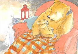 Thème:  Ours.     Ourse Et Son Petit .Du Livre De Barbara Firth     10x15      (voir Scan - Bears
