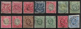 BRITISH EAST AFRICA/EAST AFRICA AND UGANDA PROTECTORATES QUEEN VICTORIA - EDWARD VII FINE USED COLLECTION ALL DIFFERENT - Altri & Non Classificati