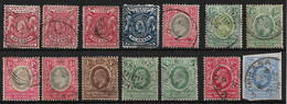 BRITISH EAST AFRICA/EAST AFRICA AND UGANDA PROTECTORATES QUEEN VICTORIA - EDWARD VII FINE USED COLLECTION ALL DIFFERENT - Andere & Zonder Classificatie