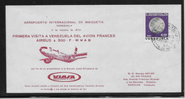 Thème Avions - Venezuela - Enveloppe - TB - Flugzeuge