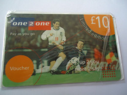 GREAT BRITAIN U.K. EURO  2000 USED CARDS SPORTS  FOOTBALL - Errori & Varietà