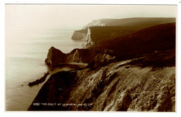 Ref 1446 - Judges Real Photo Postcard - The Coast At Lulworth - Dorset - Autres & Non Classés