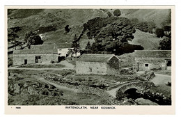 Ref 1447 - Real Photo Postcard - Watendlath Village Near Keswick - Lake District Cumbria - Altri & Non Classificati