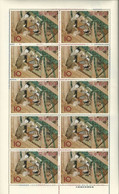 PLANCHE 10 TIMBRES JAPON 1964 (YT N° 770) NEUF - Sonstige & Ohne Zuordnung