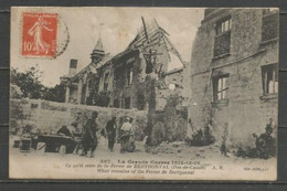 France - 1 CP De BERTHONVAL - Ruines De La Ferme - Autres & Non Classés