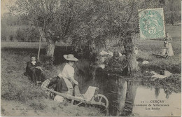 CERCAY - COMMUNE DE VILLECRESNES - LES SAULES - 1906 - Villecresnes