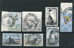 RC 19704 TAAF COTE 117€ LOT DE TIMBRES OBLITÉRÉS ÉMIS EN 1953 - 1963 TB - Gebruikt