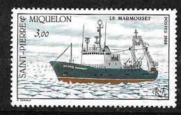 SPM   N° 493  Bâteaux " Chalutier Le Marmouset   " Neuf * * TB = MNH VF Voir Scans   - Unused Stamps