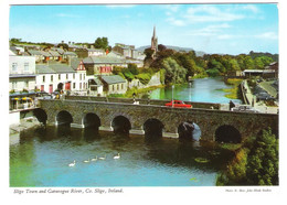 Eire - Ireland - Sligo Town And Garavogue River - Bridge - Cars - Autos - Sligo