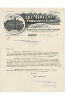 VP COURRIER ANGLETERRE 1917 (V2030) THE MIDLAND FURNISHING COMPANY (1 Vue) LONDON Southampton Row. Holborn - Royaume-Uni