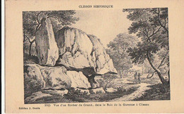 CLISSON. - Vue D'un Rocher De Granit Dans Le Bois De La Garenne. Carte Pas Courante - Clisson