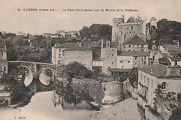 CLISSON. -  Le Pont St-Antoine Sur La Moine Et Le Château - Clisson