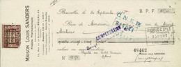 VP REçU BANCAIRE 1925 (V2030) MAISON LOUIS SANDERS (1 Vue) Banque Centrale De La Dyle LOUVAIN - CNEP - Drogerie & Parfümerie