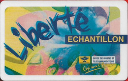 New Caledonia - OPT - Liberte - Flowers, Type #10 - Glossy, GSM Refill No FV., Exp.31.12.2002, Used - Nouvelle-Calédonie