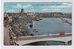 The Embankment And River Thames, London - River Thames