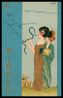 KIRCHNER - Série MIKADO - IV - 2 Femmes à La Flûte Et Serpent - 1901 - Kirchner, Raphael