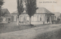 CPA - SELECTION  - VERMANDOVILLERS - Café De La Musique BOURBION PAUL - Vignacourt