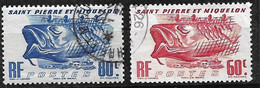 SPM  N°329 Et 330  Poissons  Morues  Oblitérés B/TB  Voir Scans    - Used Stamps