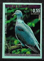 Guinée équatoriale N° 54a Non Dentelé Oiseaux Pigeon Ramier  Neuf  * *   TB = MNH VF   Voir Scans    - Palomas, Tórtolas