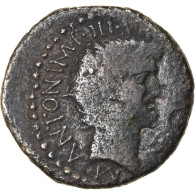 Monnaie, Marc Antoine, Denier, Ephesos, Rare, TB, Argent, Crawford:517/2 - Republiek (280 BC Tot 27 BC)