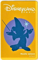 Pass Utilisé Disneyland Paris Pass Enfant Haute Saison Le 05/05/98 Groupe Scolaire - Disney