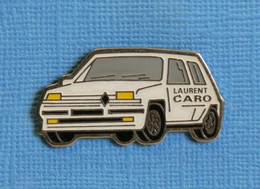 1 PIN'S // ** RENAULT SUPER 5 GT TURBO / LAURENT CARO ** - Renault