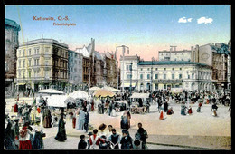 POLAND - KATTOWITZ - Friedrichplatz.  Carte Postale - Fairs