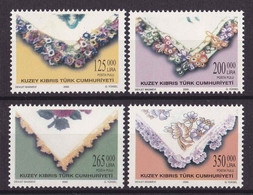 AC - NORTHERN CYPRUS STAMP - TRADITIONAL HANDICRAFTS - KERCHIEFS MNH 28 NOVEMBER 2000 - Unused Stamps