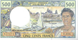 TAHITI - Institution D'émission D'outre-mer - 500 Francs UNC (37762171) - Papeete (Polinesia Francese 1914-1985)