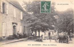 Alvignac       46       Place Du Château      (voir Scan - Autres & Non Classés